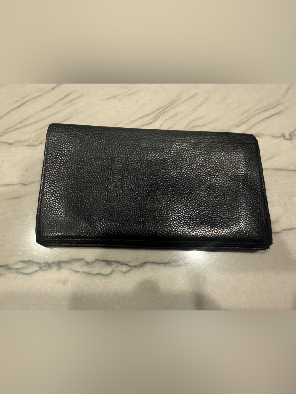 Chanel Black Caviar Leather CC Long Bifold Wallet Gold Hardware - Picture 16 of 16